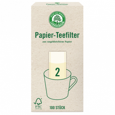 filtro di carta per infuso. 2 grand. (100pz)